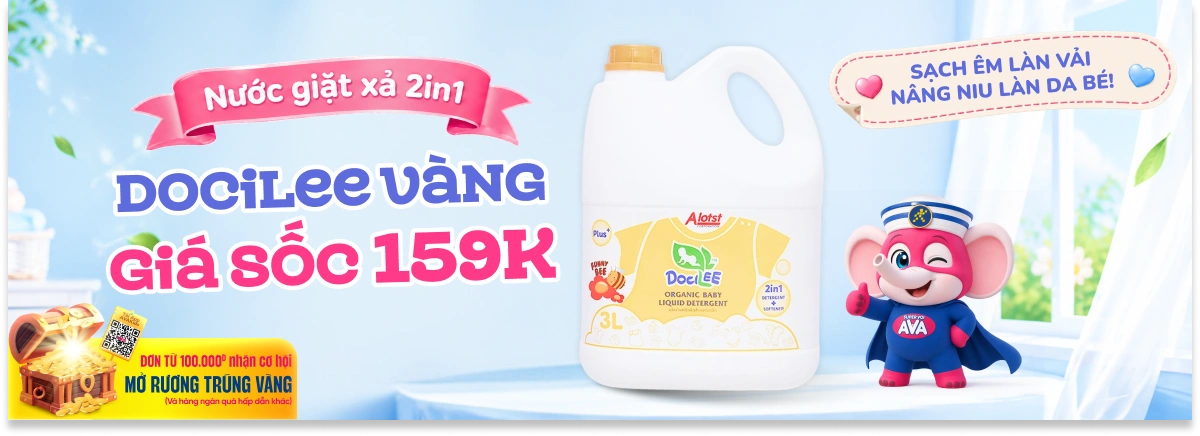Banner giặt xả